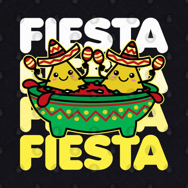 Let's Fiesta Kawaii Chips & Salsa by DetourShirts